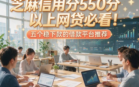 芝麻信用分550分以上网贷必看！五个稳下款的借款平台推荐