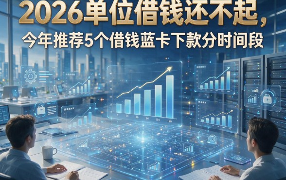 2026单位借钱还不起，今年推荐5个借钱蓝卡下款分时间段