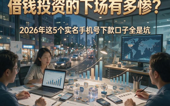借钱投资的下场有多惨？2026年这5个实名手机号下款口子全是坑！