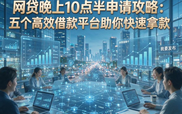 网贷晚上10点半申请攻略：五个高效借款平台助你快速拿款