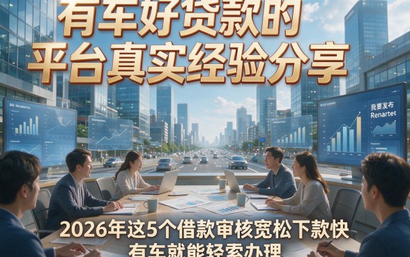 有车好贷款的平台真实经验分享，2026年这5个借款审核宽松下款快、有车就能轻松办理