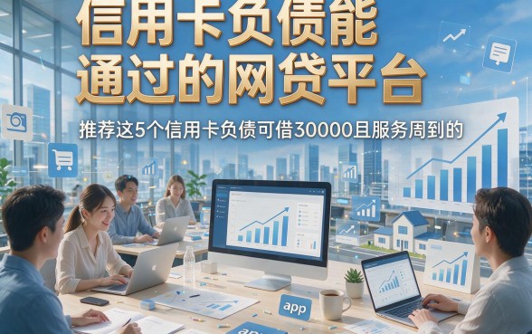 信用卡负债能通过的网贷平台，推荐这5个信用卡负债可借30000且服务周到的app