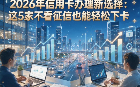 2026年信用卡办理新选择：这5家不看征信也能轻松下卡！