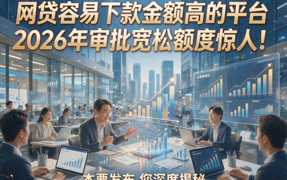 网贷容易下款金额高的平台2026年审批宽松额度惊人！本篇为您深度揭秘！