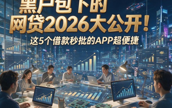 黑户包下的网贷2026大公开！这5个借款秒批的APP超便捷