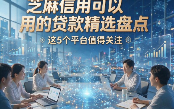 芝麻信用可以用的贷款精选盘点，这5个平台值得关注！