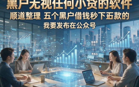 黑户无视任何小贷的软件，顺道整理五个黑户借钱秒下款的平台推荐