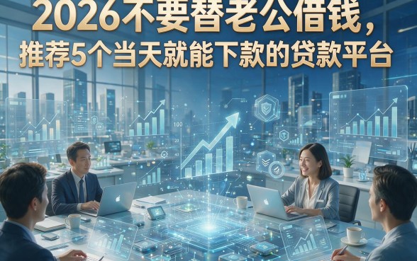2026不要替老公借钱，推荐5个当天就能下款的贷款平台