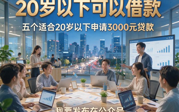 20岁以下可以借款，盘点五个适合20岁以下申请3000元贷款且下款容易、口碑稳妥的APP