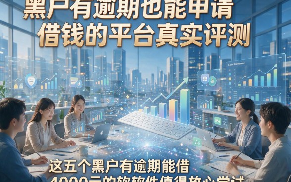黑户有逾期也能申请借钱的平台真实评测，这五个黑户有逾期能借4000元的软件值得放心尝试
