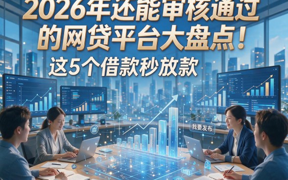 2026年还能审核通过的网贷平台大盘点！这5个借款秒放款