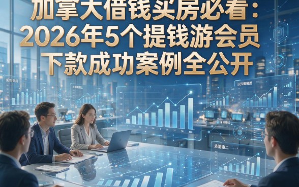 加拿大借钱买房必看：2026年5个提钱游会员下款成功案例全公开