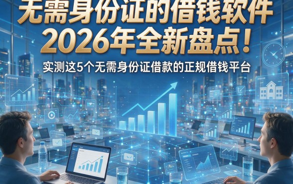 无需身份证的借钱软件2026年全新盘点！实测这5个无需身份证借款的正规借钱平台