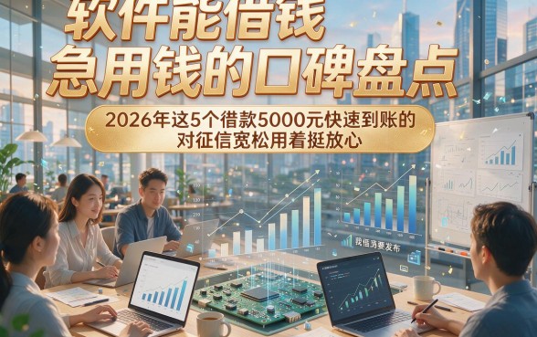软件能借钱急用钱的口碑盘点，2026年这5个借款5000元快速到账的对征信宽松用着挺放心
