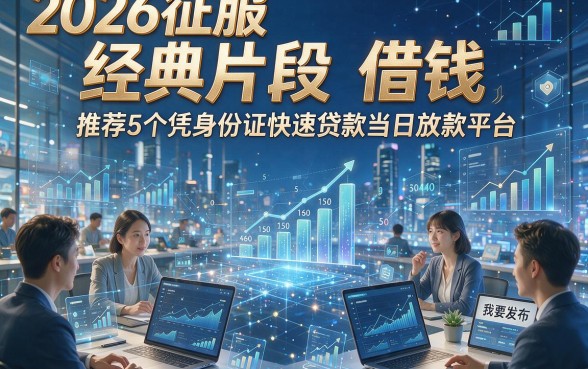2026征服经典片段借钱，推荐5个凭身份证快速贷款当日放款平台