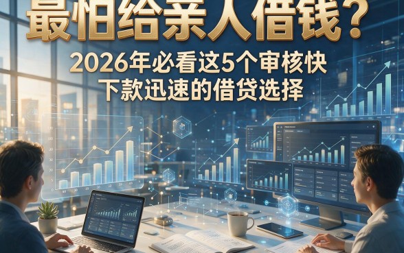 最怕给亲人借钱？2026年必看这5个审核快、下款迅速的借贷选择