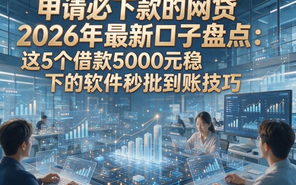 申请必下款的网贷2026年最新口子盘点：这5个借款5000元稳下的软件秒批到账技巧
