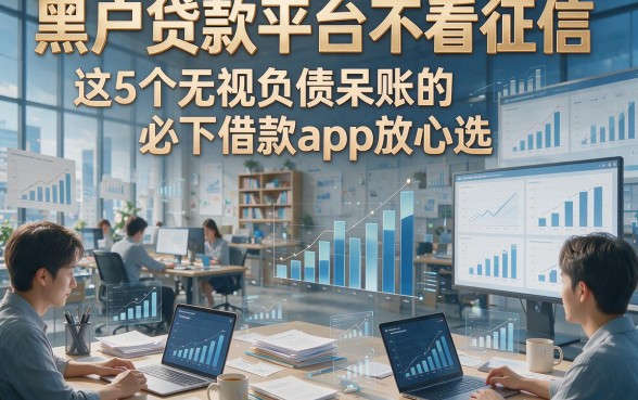 黑户贷款平台不看征信，这5个无视负债呆账的必下借款app放心选