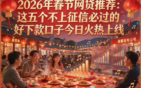 2026年春节网贷推荐：这五个不上征信必过的好下款口子今日火热上线！