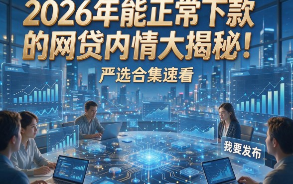 2026年能正常下款的网贷内情大揭秘！严选合集速看！