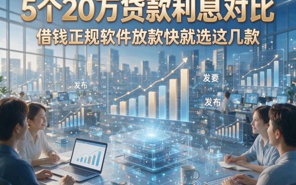 5个20万贷款利息对比，借钱正规软件放款快就选这几款