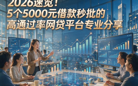 2026速览！5个5000元借款秒批的高通过率网贷平台专业分享