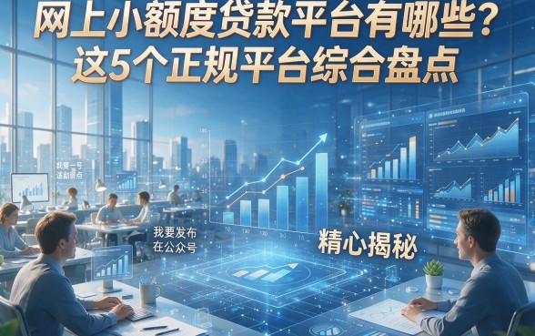 网上小额度贷款平台有哪些？这5个正规平台综合盘点，本文为您精心揭秘！