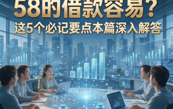 58的借款容易？这5个必记要点本篇深入解答！