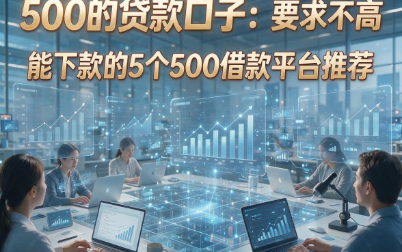 500的贷款口子：要求不高、能下款的5个500借款平台推荐