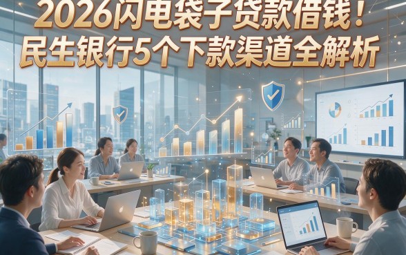 2026闪电袋子贷款借钱：民生银行5个下款渠道全解析