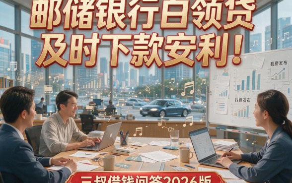 邮储银行白领贷及时下款安利！三叔借钱问答2026版