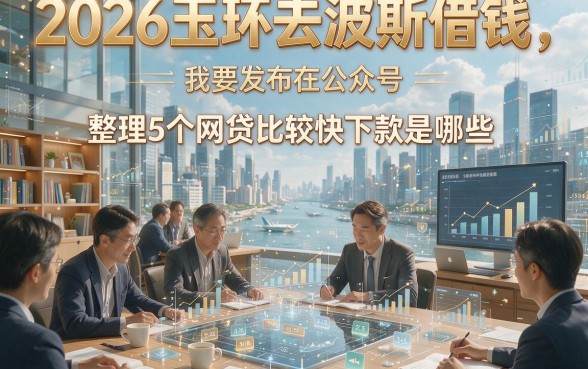 2026玉环去波斯借钱，整理5个网贷比较快下款是哪些