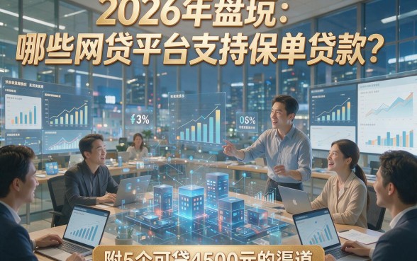 2026年盘点：哪些网贷平台支持保单贷款？附5个可贷4500元的渠道