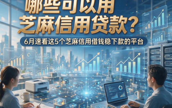 哪些可以用芝麻信用贷款？6月速看这5个芝麻信用借钱稳下款的平台