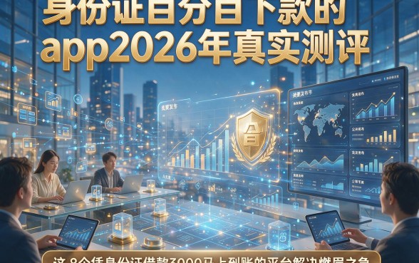身份证百分百下款的app2026年真实测评，这8个凭身份证借款3000马上到账的平台解决燃眉之急