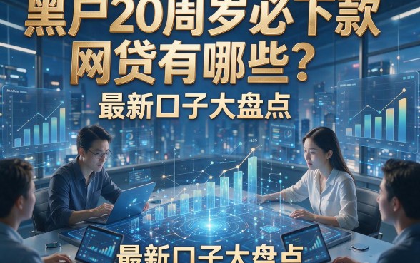 黑户20周岁必下款网贷有哪些？最新口子大盘点！