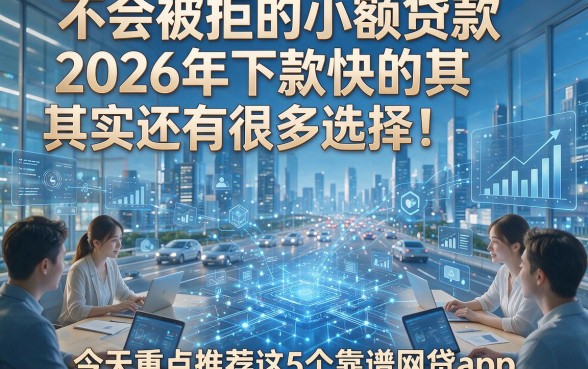 不会被拒的小额贷款2026年下款快的其实还有很多选择！今天重点推荐这5个靠谱网贷app！