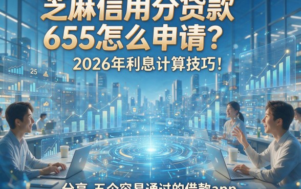 芝麻信用分贷款655怎么申请？2026年利息计算技巧！同时分享这五个容易通过的借款app