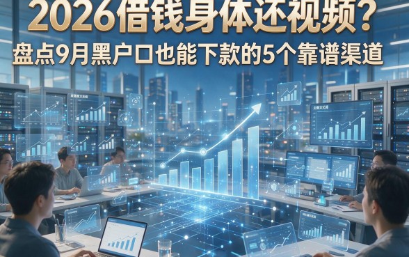 2026借钱身体还视频？盘点9月黑户口也能下款的5个靠谱渠道