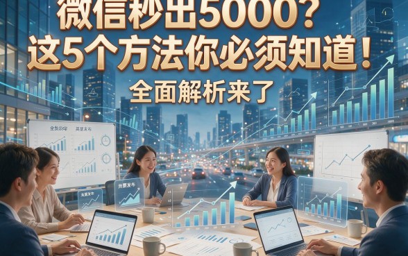 微信秒出5000？这5个方法你必须知道！全面解析来了