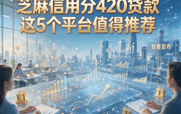 芝麻信用分420贷款这5个平台值得推荐，详细解析在此！