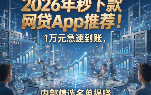 2026年秒下款网贷App推荐！1万元急速到账，内部精选名单揭晓