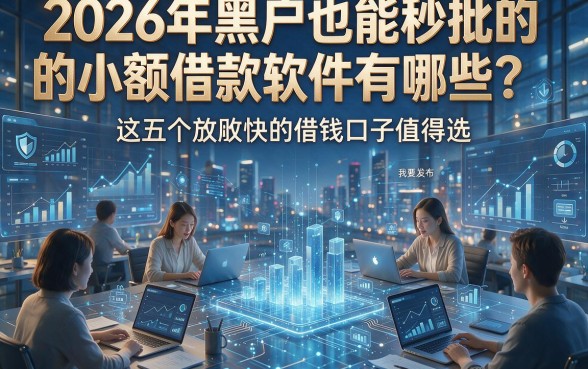 2026年黑户也能秒批的小额借款软件有哪些？这五个放款快的借钱口子值得选！