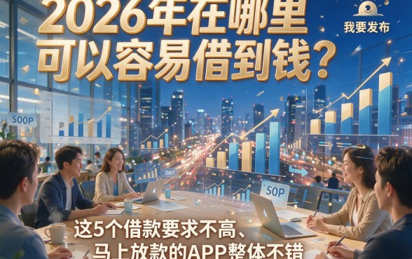 2026年在哪里可以容易借到钱？这5个借款要求不高、马上放款的APP整体不错