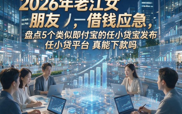 2026年老江女朋友借钱应急，盘点5个类似即付宝的任小贷平台真能下款吗