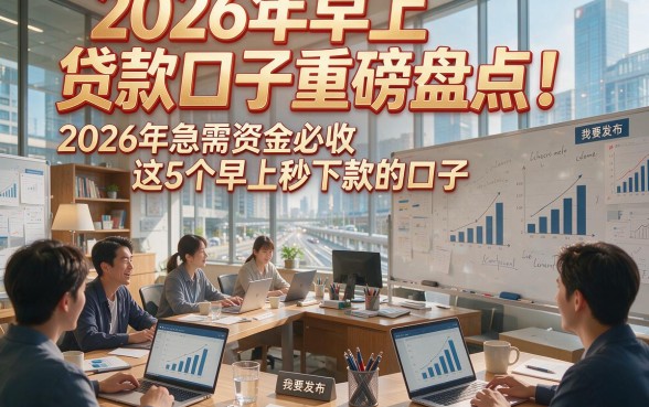 2026年早上贷款口子重磅盘点！2026年急需资金必收这5个早上秒下款的口子