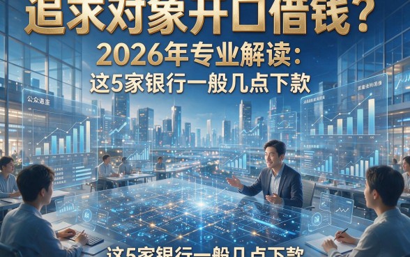 追求对象开口借钱？2026年专业解读：这5家银行一般几点下款