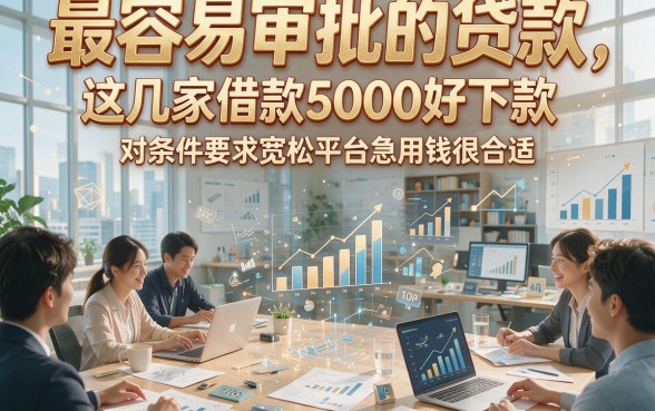 最容易审批的贷款，这几家借款5000好下款 对条件要求宽松平台急用钱很合适