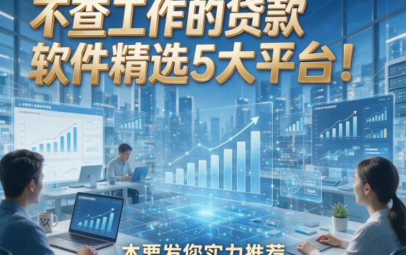 不查工作的贷款软件精选5大平台！本篇为您实力推荐！
