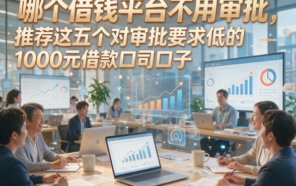 哪个借钱平台不用审批，推荐这五个对审批要求低的1000元借款口子